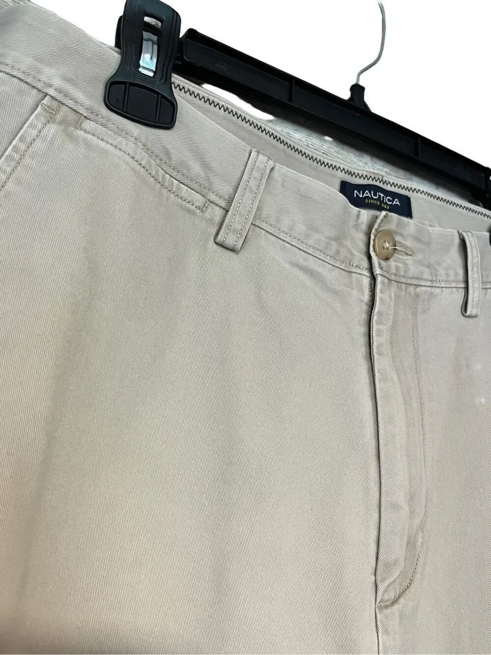 Nautica “The Deck Pant” 100% cotton tan khakis - 34x32